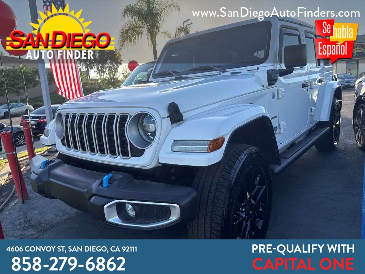 2024 Jeep Wrangler 4xe Sahara, Matching HD TOP, Nice, Don't miss it, Easy Financing 858 279 6862