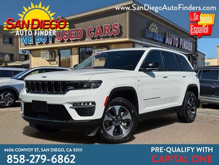 2023 Jeep Grand Cherokee 4xe 4x4, LEATHER, SUNROOF, FINANCING, CALL NOW 858-279-6862