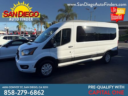 2024 Ford Transit Passenger Wagon T-350 148" Med Roof XLT FINANCING AVAILABLE, CALL NOW 858-279-6862