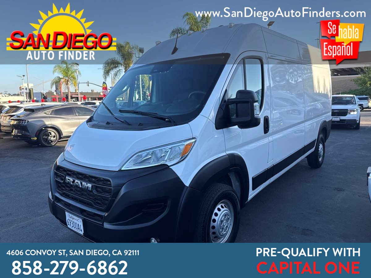 2025 Ram ProMaster Cargo Van Tradesman 2500 High Roof 159" w/Pssgr Seat, Easy Finance 858 279 6862