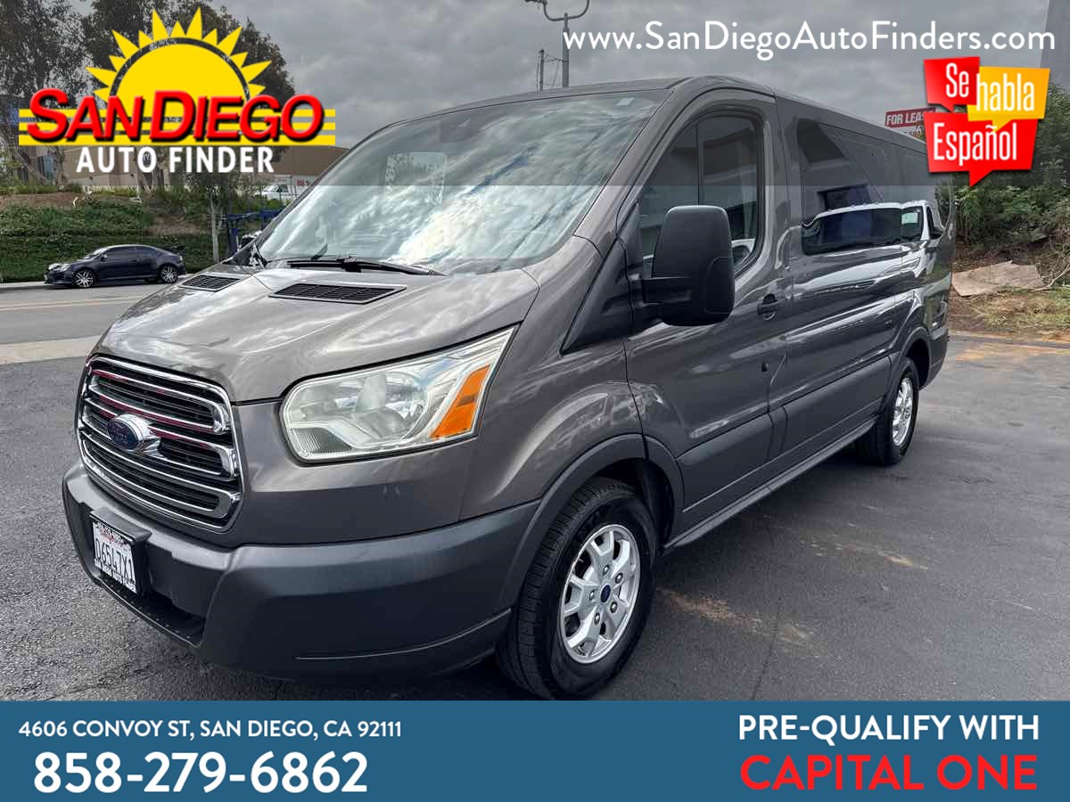 2015 Ford Transit Wagon T-150 130" Low Roof XLT, Lthr Seats, Missing RR seat,Easy Finance 858 279 6862