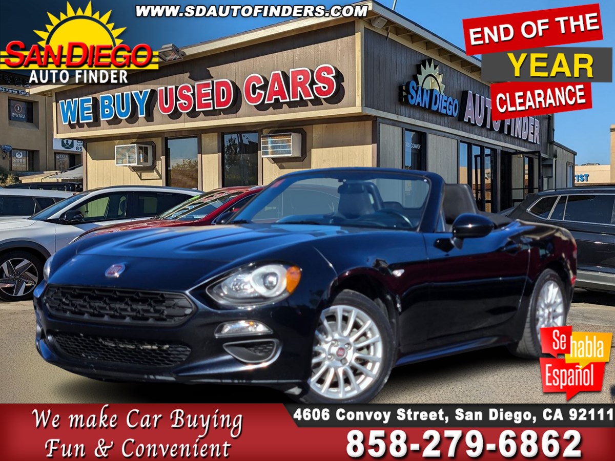 2017 FIAT 124 Spider Classica Convertible, 1 owner, Like New Amazing Service Histry, Loaded, Don't miss it,..