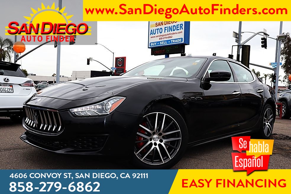 2019 Maserati Ghibli S, 1 owner, Blk on Blk. Moon Roof, Navi, Loaded, Amazing Price...