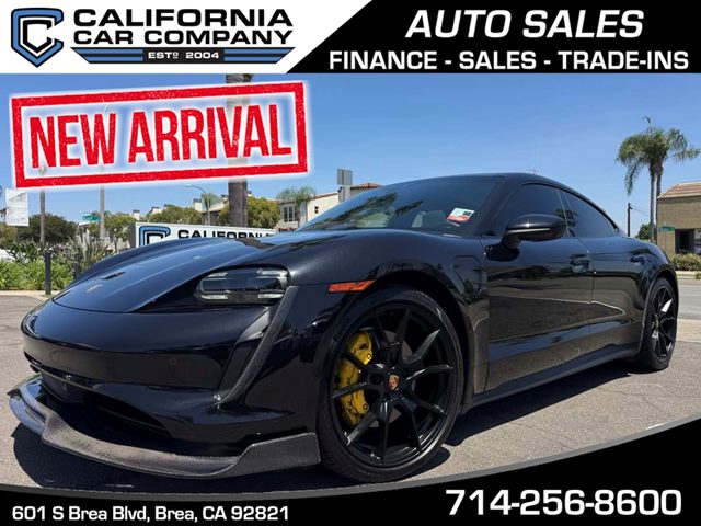 Black 2021 Porsche Taycan Sedan Rear-Wheel Drive Automatic