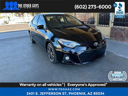 Sold 2014 Toyota Corolla S