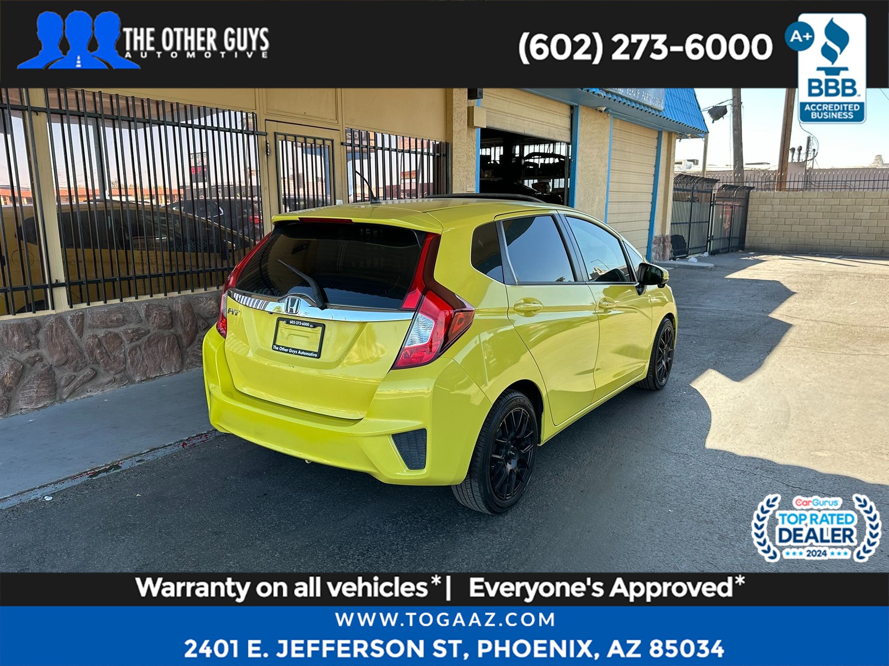 Sold 2015 Honda Fit EX-L in Phoenix