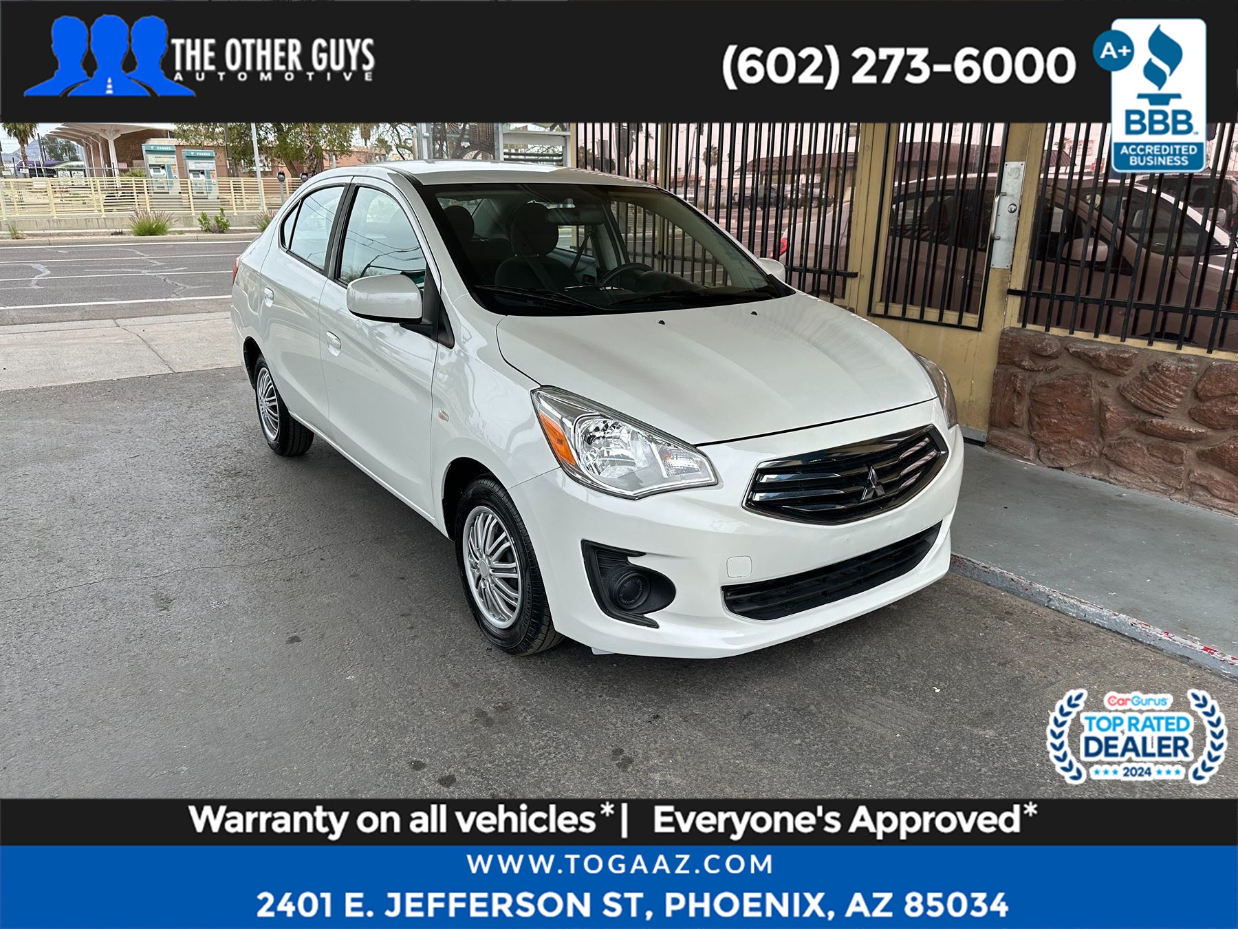 Sold 2018 Mitsubishi Mirage G4 ES in Phoenix