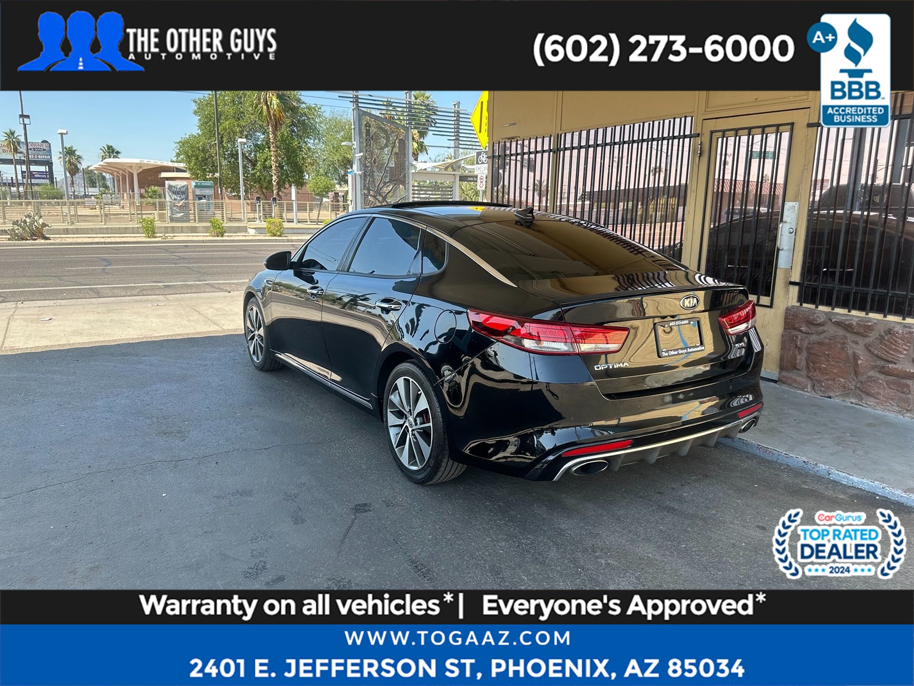 Sold 2016 Kia Optima SXL Turbo in Phoenix