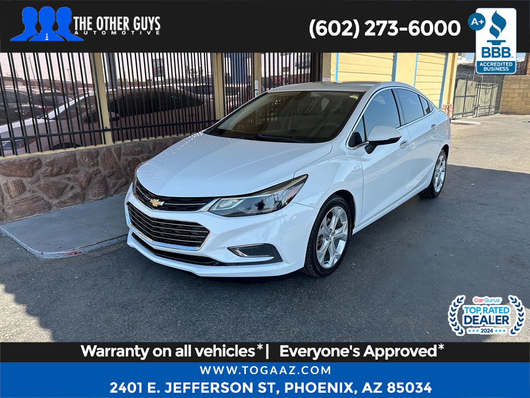 Sold 2017 Chevrolet Cruze Premier in Phoenix