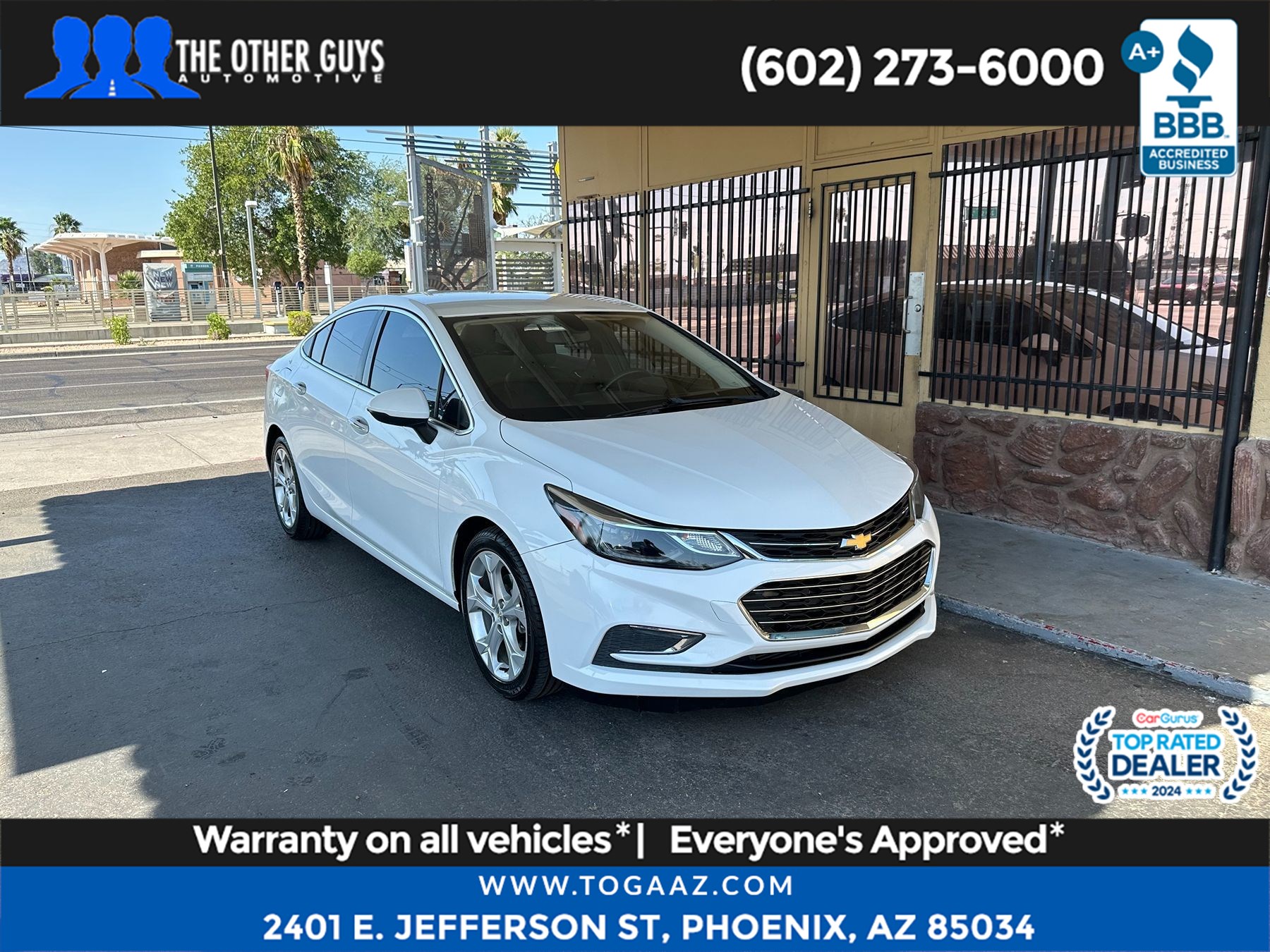 Sold 2017 Chevrolet Cruze Premier in Phoenix