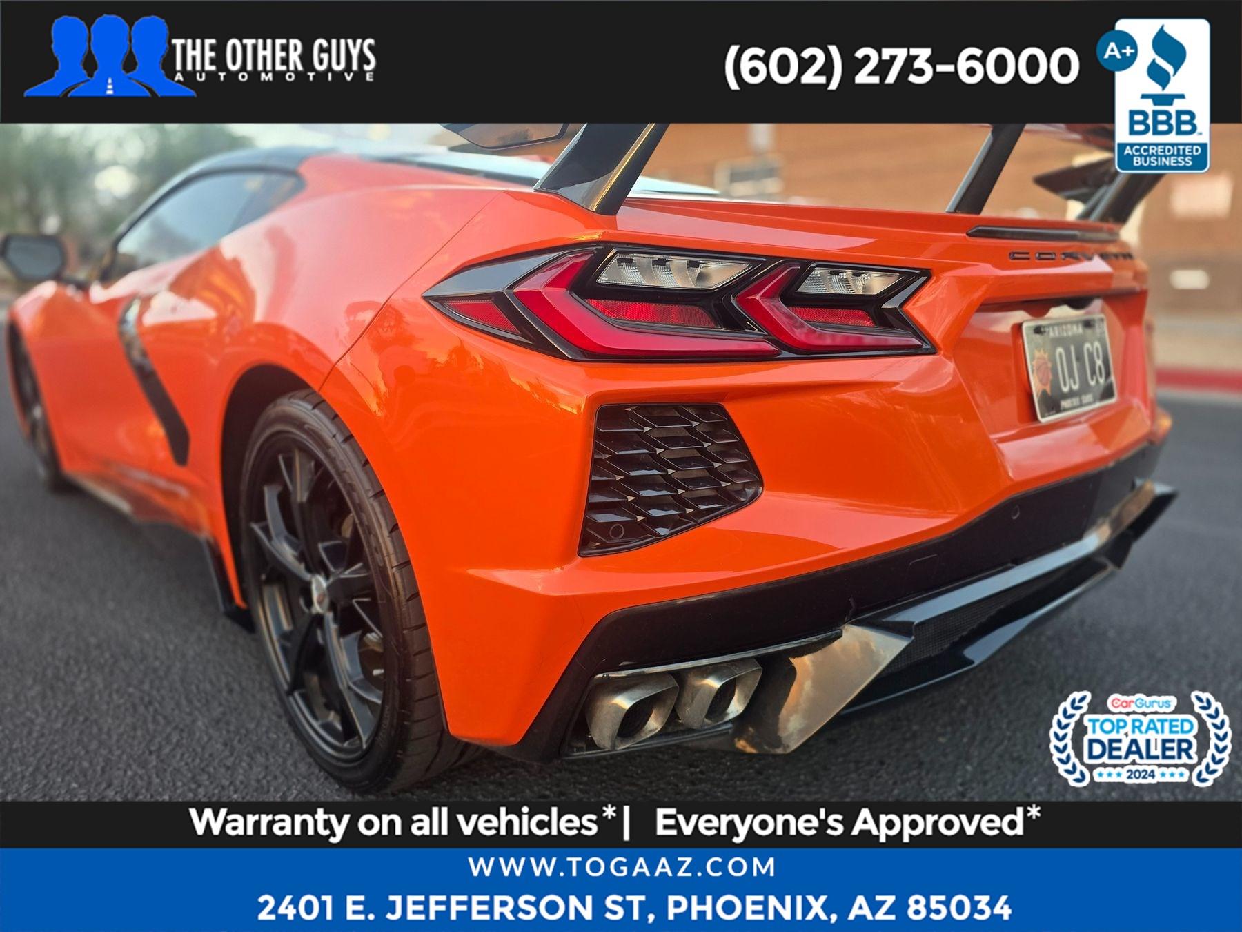 Sold 2021 Chevrolet Corvette 3LT in Phoenix
