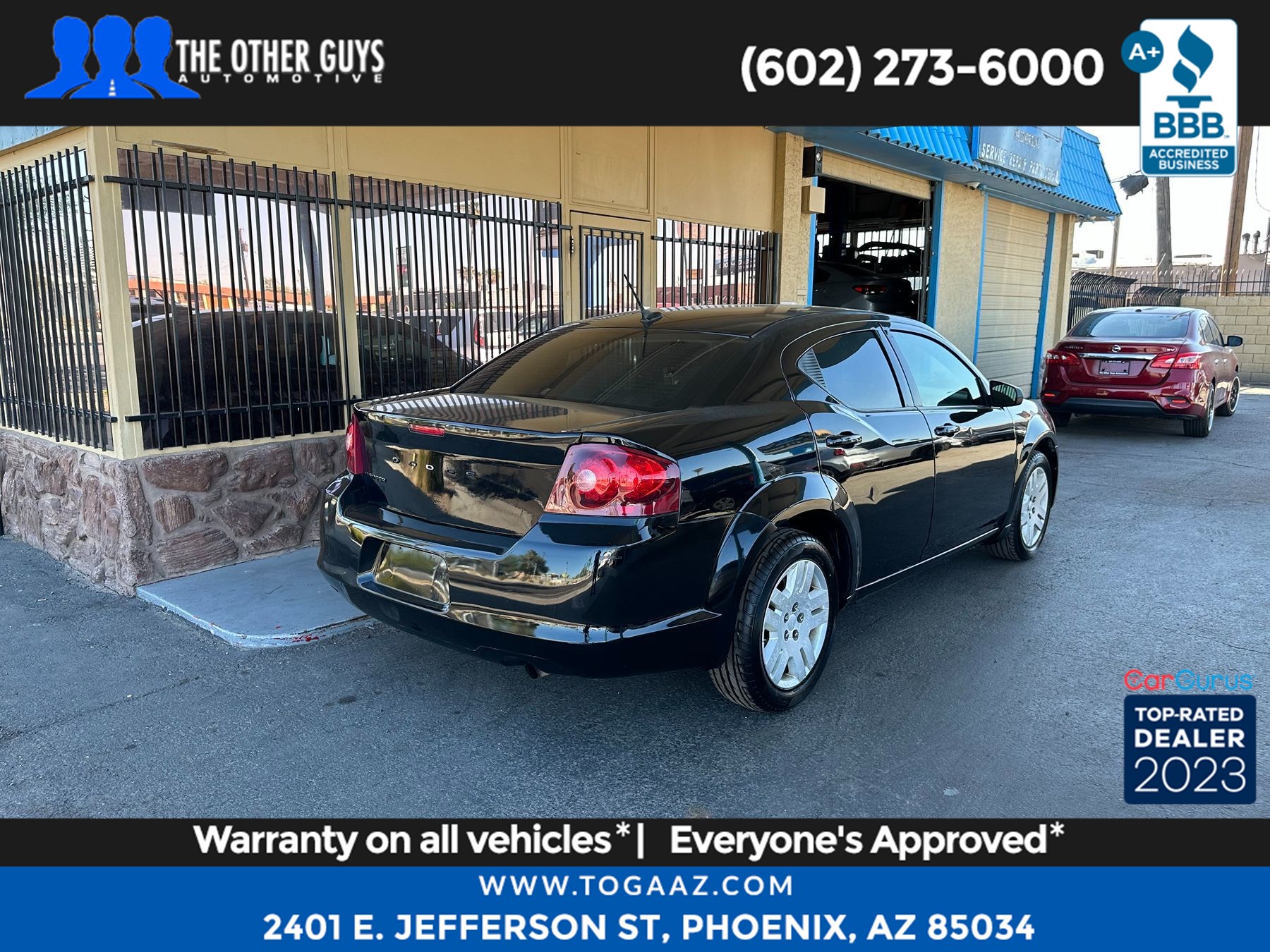 Sold 2014 Dodge Avenger SE in Phoenix, image size:1800x1350