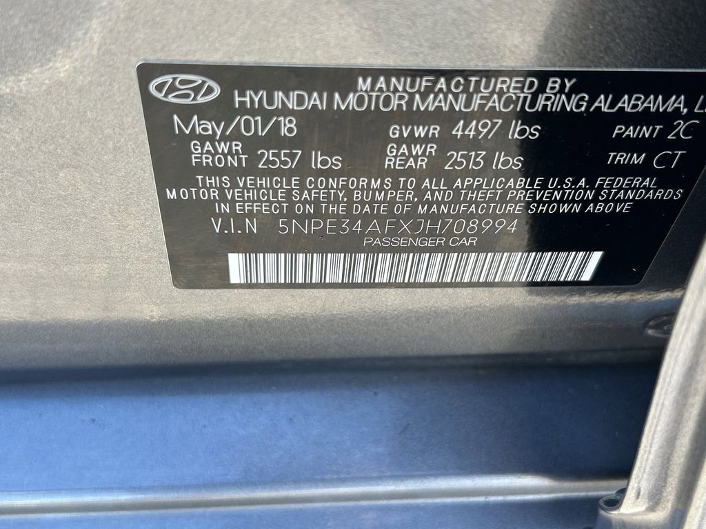 2018 Hyundai Sonata Limited - Photo 34