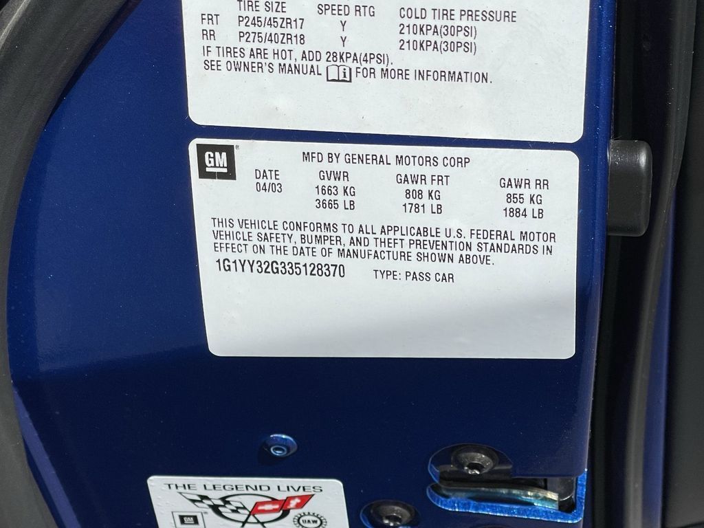 2003 Chevrolet Corvette Base - Photo 32