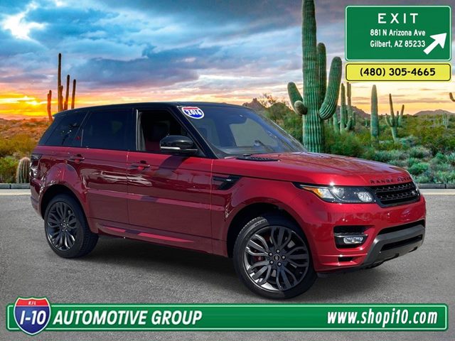 Red 2016 Land Rover Range Rover Sport V6 HST 4WD SUV / Crossover All-Wheel Drive Automatic