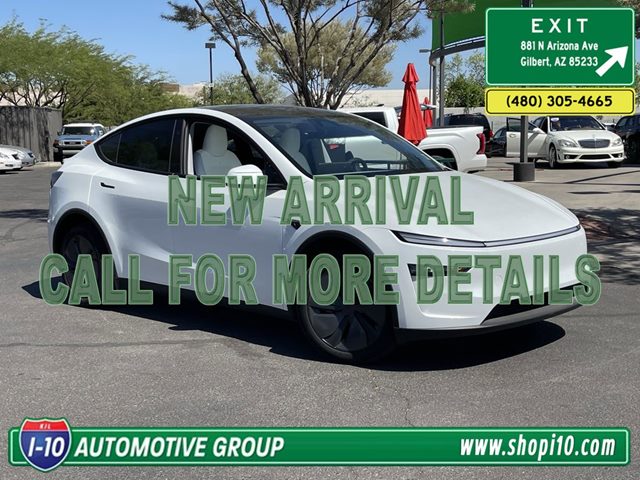 Pearl White Multi-Coat 2026 Tesla Model Y Long Range RWD SUV / Crossover Rear-Wheel Drive Automatic