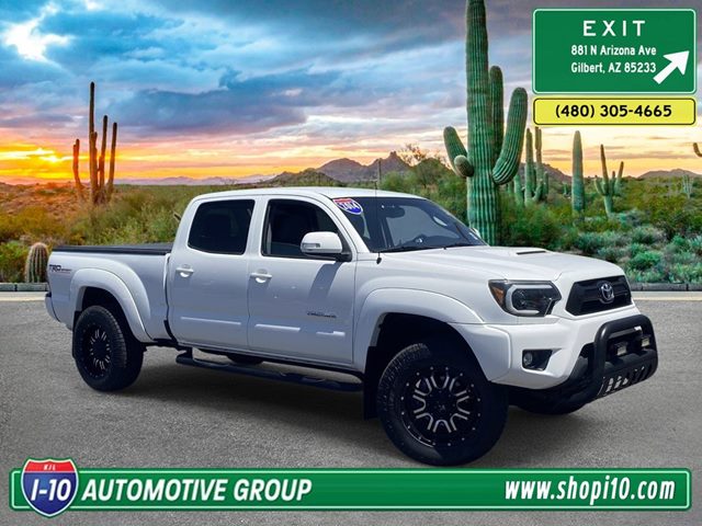 Super White 2014 Toyota Tacoma Pickup Truck 4X2 Automatic