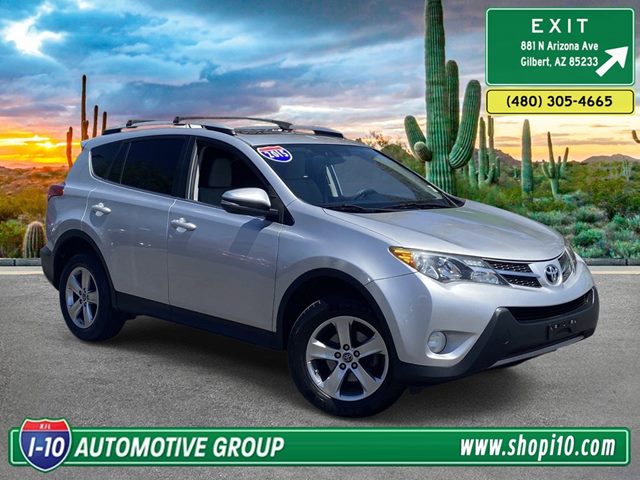 Classic Silver Metallic 2015 Toyota RAV4 XLE SUV / Crossover Front-Wheel Drive Automatic
