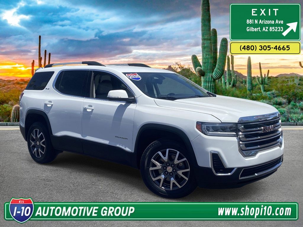 Summit White 2020 GMC Acadia SUV / Crossover Front-Wheel Drive Automatic