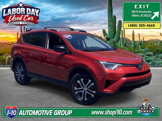 Barcelona Red Metallic 2017 Toyota RAV4 SUV / Crossover All-Wheel Drive Automatic