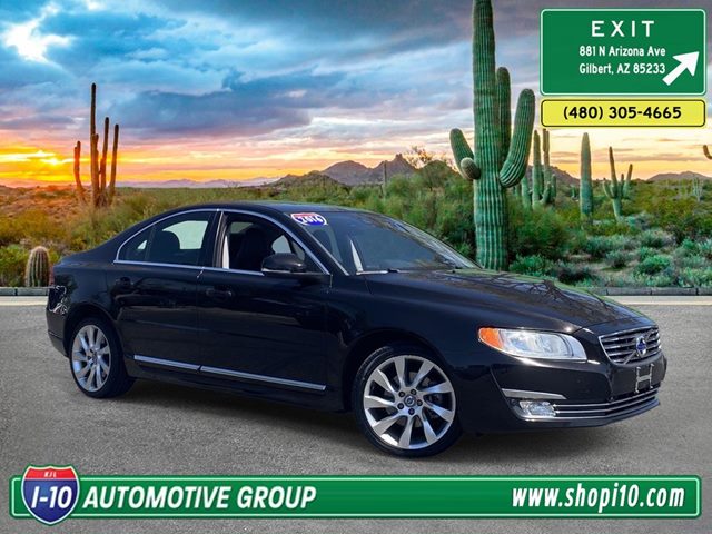 Ember Black Metallic 2016 Volvo S80 T5 Sedan Front-Wheel Drive Automatic