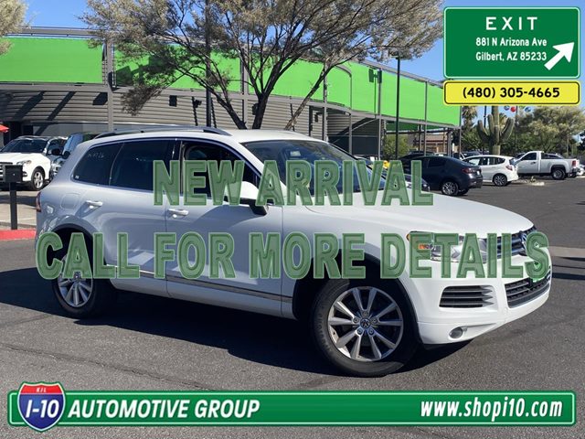 Pure White 2013 Volkswagen Touareg VR6 Sport SUV / Crossover All-Wheel Drive Automatic