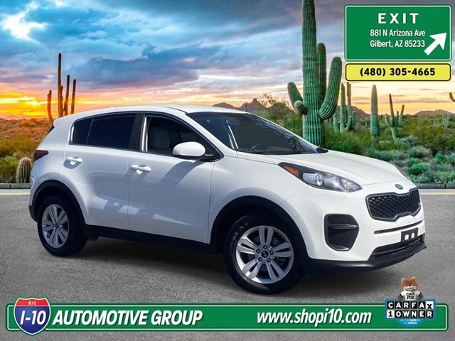 Clear White 2017 Kia Sportage SUV / Crossover Front-Wheel Drive Automatic