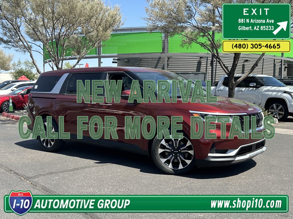 Flare Red 2022 Kia Carnival Minivan Front-Wheel Drive Automatic
