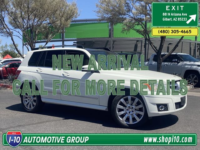 Arctic White 2010 Mercedes-Benz GLK SUV / Crossover All-Wheel Drive Automatic