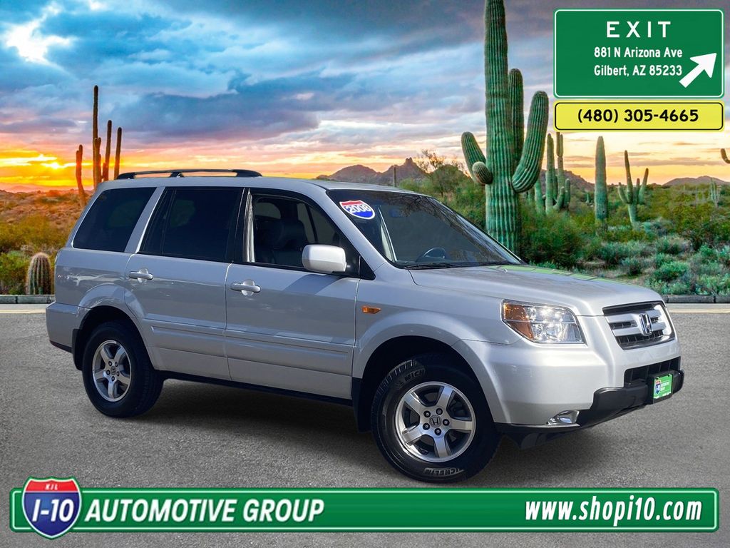 Billet Silver Metallic 2008 Honda Pilot SUV / Crossover Front-Wheel Drive Automatic