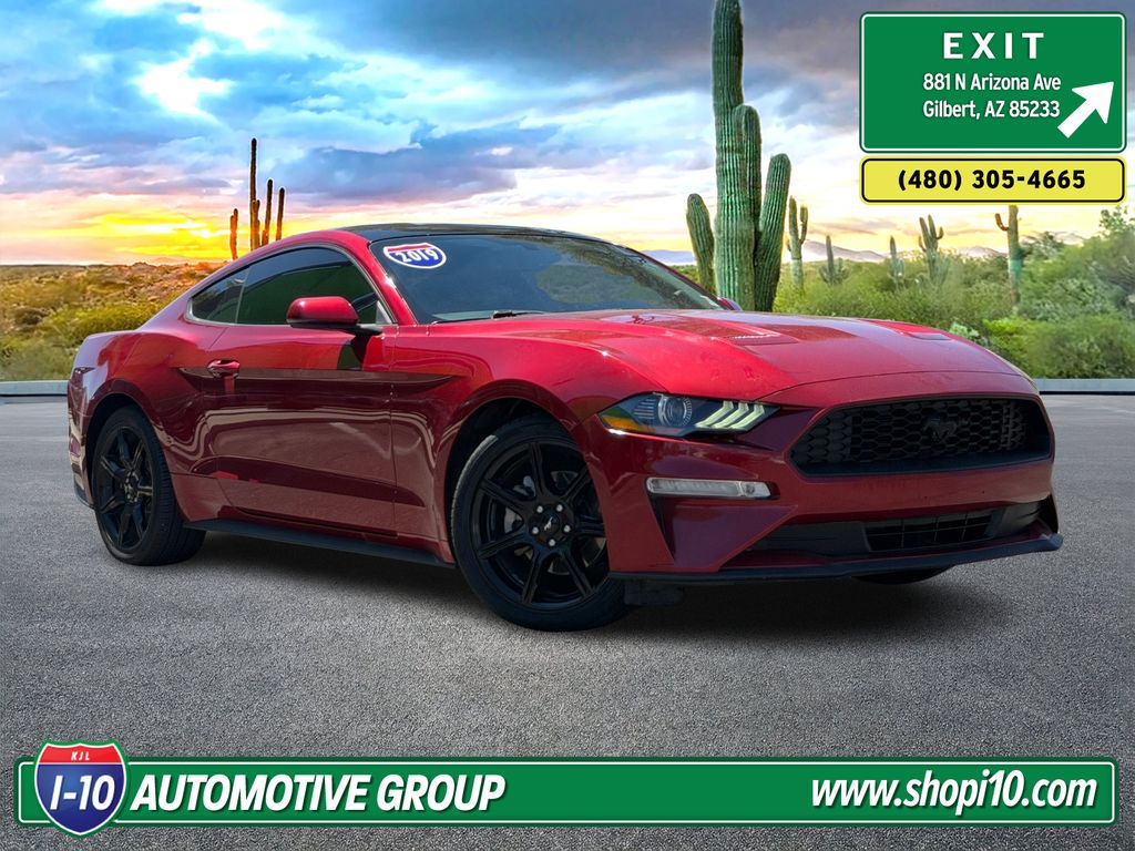 Ruby Red Metallic Tinted Clearcoat 2019 Ford Mustang Coupe Rear-Wheel Drive Manual