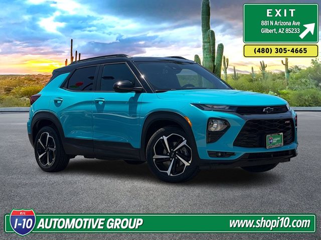Oasis Blue 2021 Chevrolet Trailblazer SUV / Crossover Front-Wheel Drive Automatic