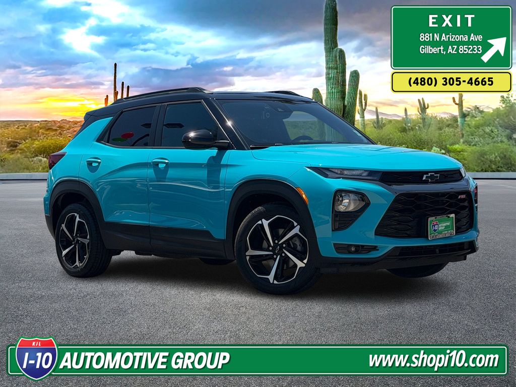 Oasis Blue 2021 Chevrolet Trailblazer SUV / Crossover Front-Wheel Drive Automatic