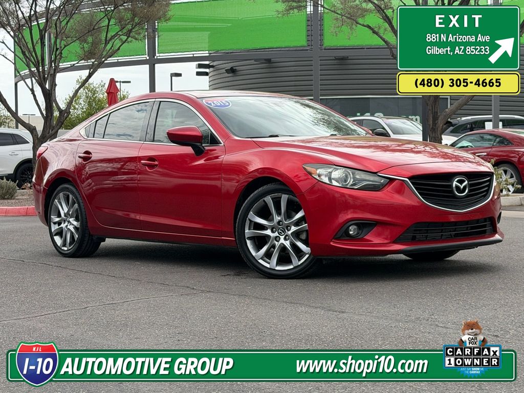 Soul Red Metallic 2015 Mazda MAZDA6 Sedan Front-Wheel Drive Automatic