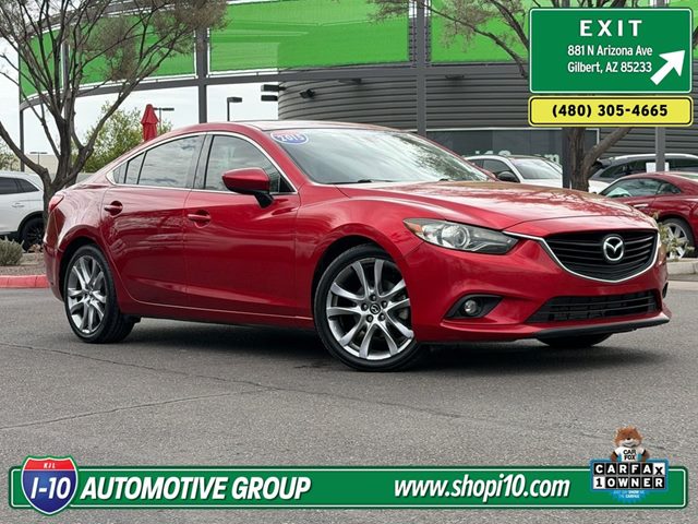Soul Red Metallic 2015 Mazda MAZDA6 Sedan Front-Wheel Drive Automatic
