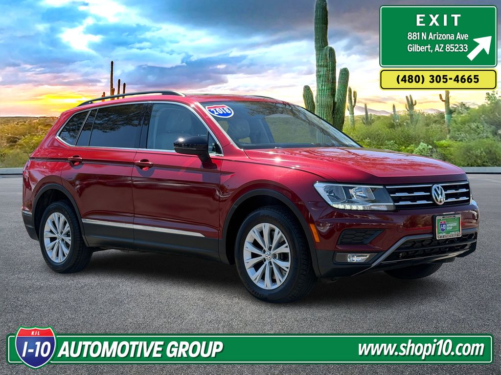 Cardinal Red Metallic 2018 Volkswagen Tiguan SUV / Crossover All-Wheel Drive Automatic