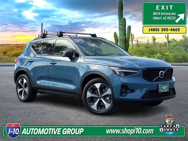 Fjord Blue Metallic 2023 Volvo XC40 SUV / Crossover Front-Wheel Drive Automatic
