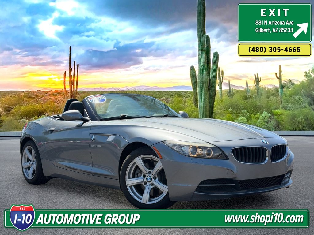 Space Gray Metallic 2009 BMW Z4 Convertible Rear-Wheel Drive Automatic