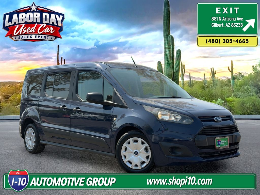 Dark Blue 2018 Ford Transit Connect Van Front-Wheel Drive Automatic