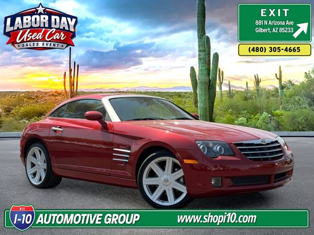 Blaze Red Crystal Pearl 2006 Chrysler Crossfire Convertible Rear-Wheel Drive Manual