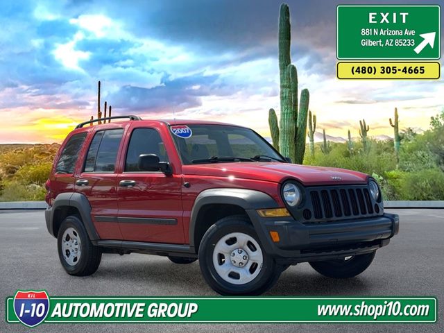 Inferno Red Crystal Pearl 2007 Jeep Liberty SUV / Crossover Rear-Wheel Drive Automatic