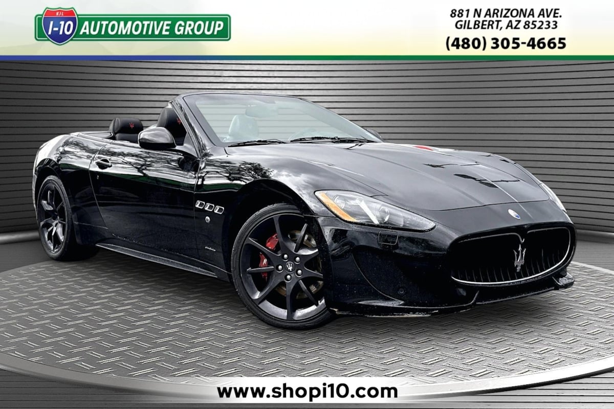  2013 Maserati GranTurismo Sport Convertible RWD   