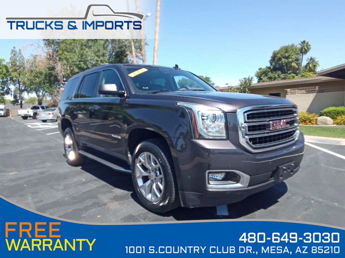 2015 GMC Yukon SLT 3rd Row Bluetooth DVD Backup Leather 4x4!