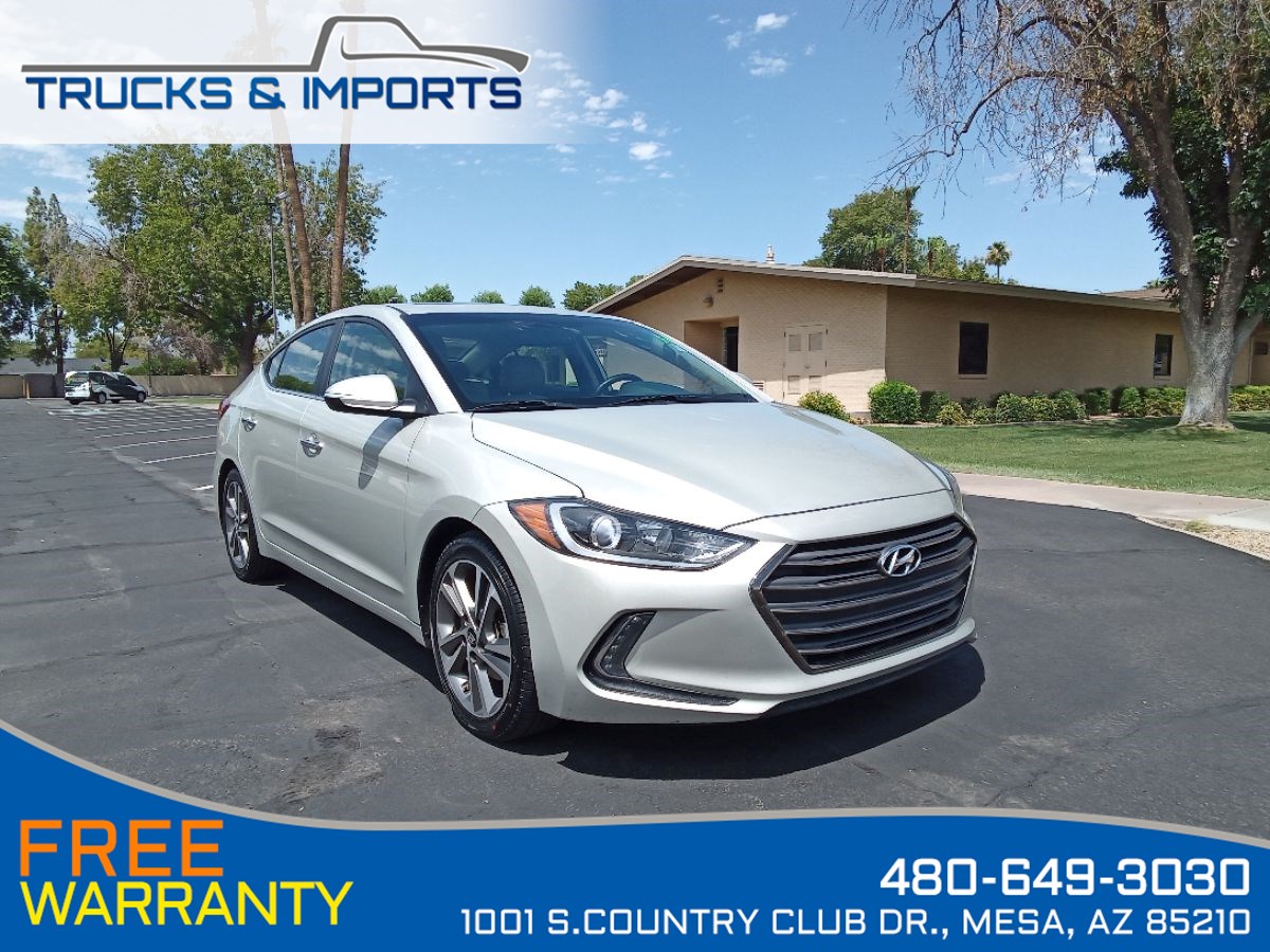 2017 Hyundai Elantra Limited Clean Carfax Bluetooth Backup Blind Spot