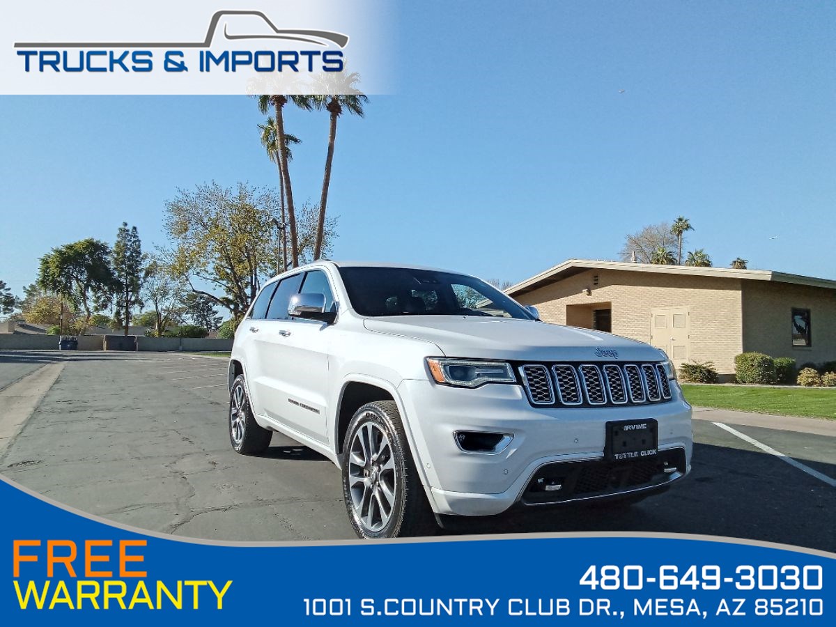 2017 Jeep Grand Cherokee Overland One Owner Clean Carfax Leather Moonroof!