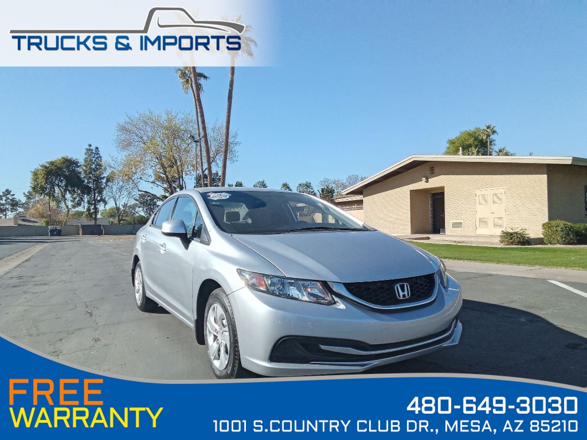 2013 Honda Civic Sdn LX ONE Owner! Bluetooth Backup Cam ONLY 68K miles!