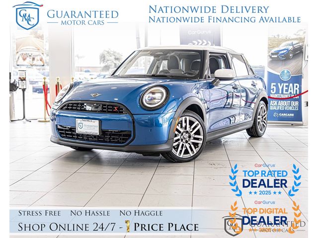 Icy Sunshine Blue Metallic 2025 MINI Cooper S 4-Door Hatchback FWD Hatchback Front-Wheel Drive Automatic