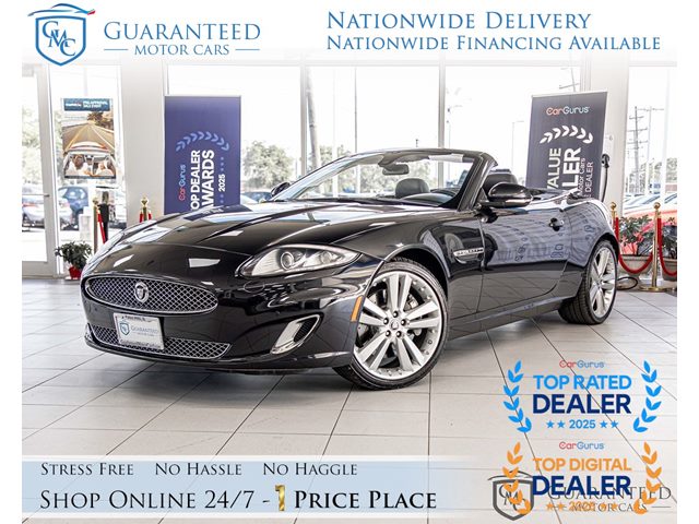 Black 2012 Jaguar XK-Series XK Convertible RWD Convertible Rear-Wheel Drive Automatic