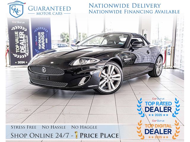 Black 2012 Jaguar XK-Series XK Convertible RWD Convertible Rear-Wheel Drive Automatic