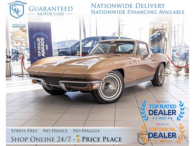 Gold 1963 Chevrolet Corvette Coupe Automatic